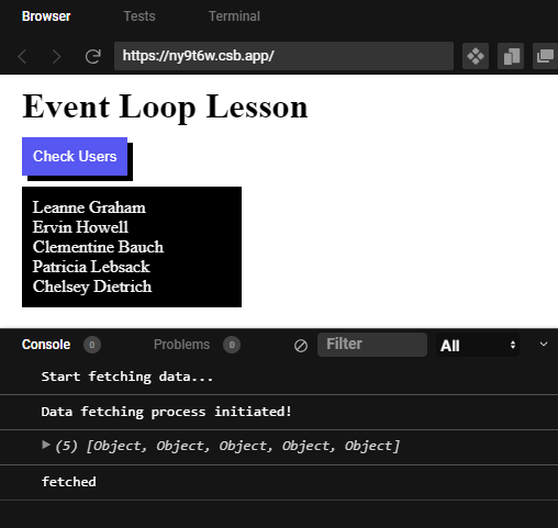 What is the Event Loop in Javascript?